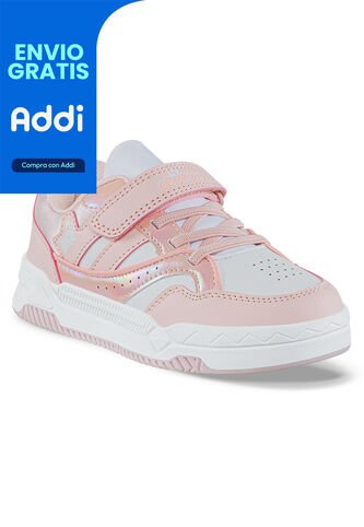 Tenis Casuales Okaran Rosa Los Gomosos Para Niña Los Gomosos
