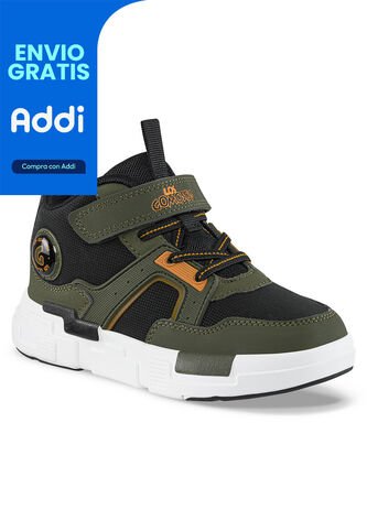 Tenis Urbanos Enory Verde Osc Los Gomosos Para Niño Los Gomosos