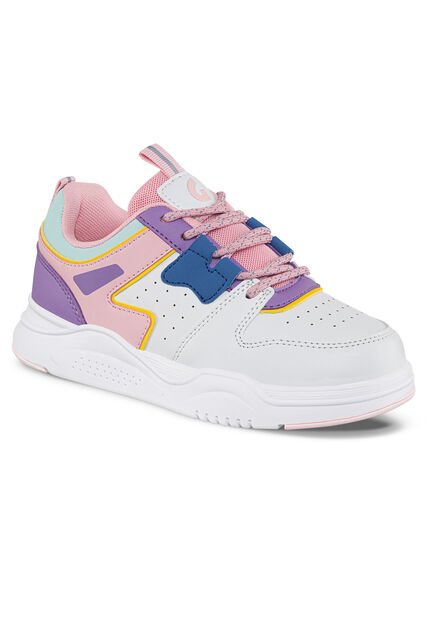 Tenis Zafra Blanco-Mora Para Niña Los Gomosos