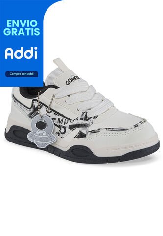 Tenis Casuales Anurim Beige Los Gomosos Para Niño Los Gomosos
