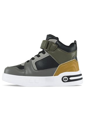 Botas Calean Negro-Gris Para Niño Los Gomosos