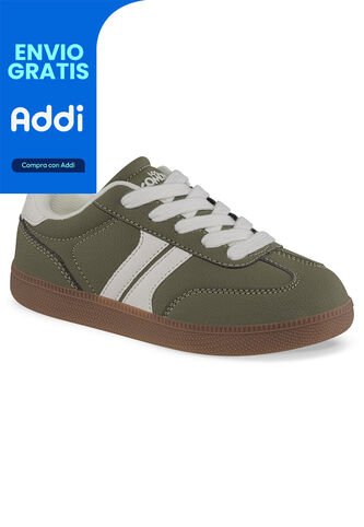 Tenis Casuales Koaban Verde Los Gomosos Para Niño Los Gomosos