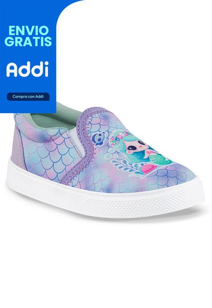 Tenis Casuales Mme Lila Los Gomosos Para Niña