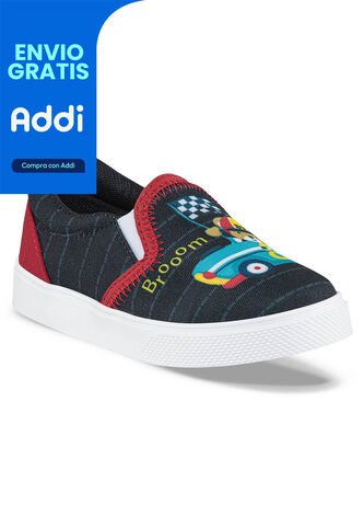 Tenis Casuales Truffles Negro Los Gomosos Para Niño Los Gomosos