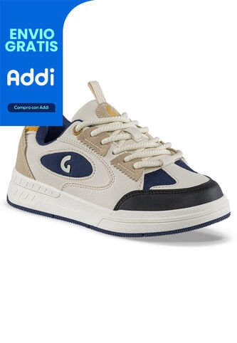 Tenis Casuales Endolo Beige Los Gomosos Para Niño Los Gomosos