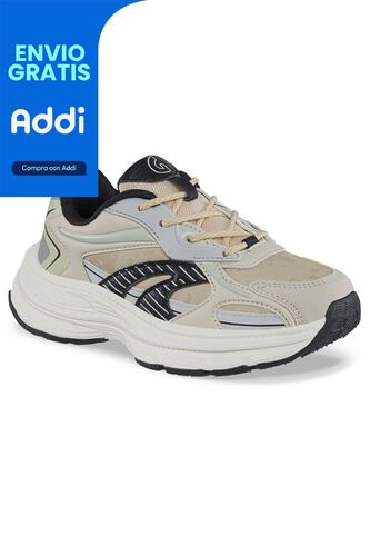 Tenis Urbanos Vamu Beige Los Gomosos Para Niño Los Gomosos