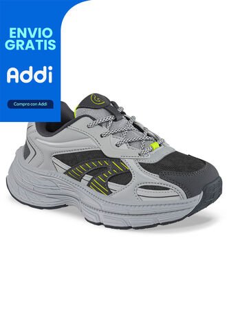 Tenis Urbanos Vamu Gris Los Gomosos Para Niño Los Gomosos