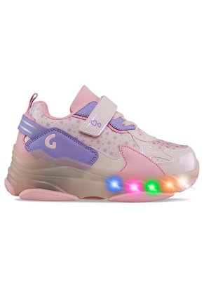 Tenis Patines Luces Grade Rosa Para Niña Los Gomosos