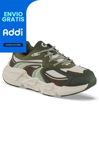 Tenis Urbanos Narima Verde Los Gomosos Para Niño Los Gomosos