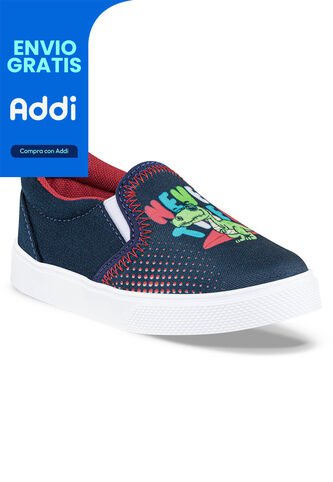 Tenis Casuales Keroppi Azul Osc Los Gomosos Para Niño Los Gomosos