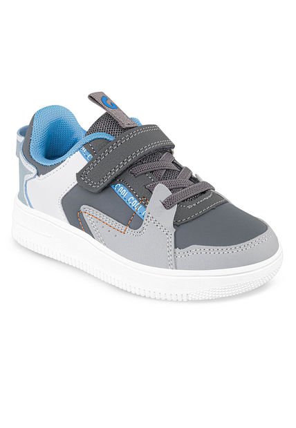Tenis Retuz Gris Para Niño Los Gomosos