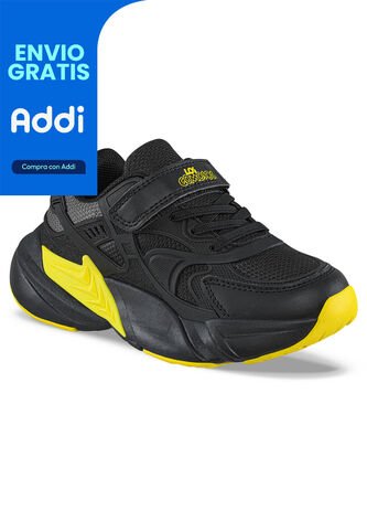 Tenis Urbanos Sifer Negro Los Gomosos Para Niño Los Gomosos