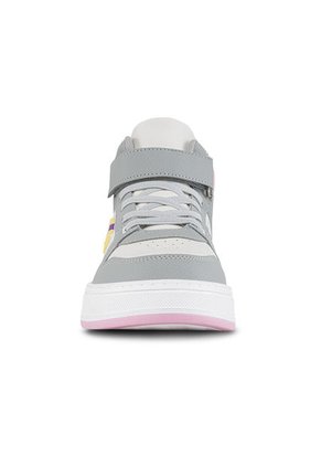 Tenis Odyl Blanco-Gris Para Niña Los Gomosos