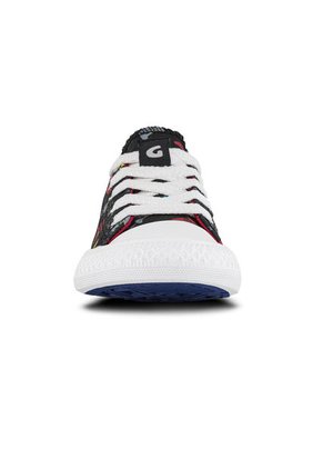 Tenis Kanzo Bajo Negro Para Niño Los Gomosos