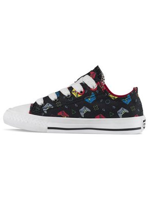 Tenis Kanzo Bajo Negro Para Niño Los Gomosos