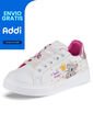 Tenis Casuales Noggin Blanco-Rosa Los Gomosos Para Niña de Los Gomosos
