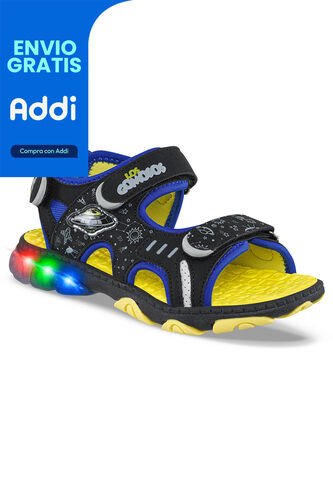 Sandalias Vorel Negro Para Niño Los Gomosos Los Gomosos