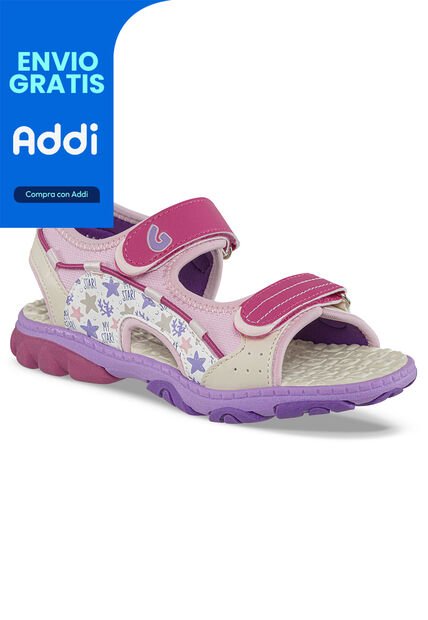 Sandalias Volir Beige Para Niña Los Gomosos