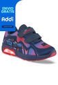 Tenis Con Luces Kenok Azul O-Rojo Para Niño Los Gomosos de Los Gomosos