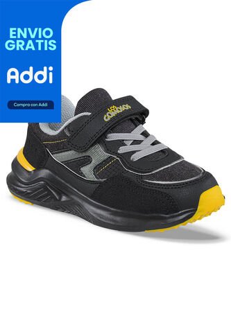 Tenis Urbanos Rekin Negro Para Niño Los Gomosos Los Gomosos