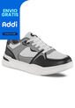 Tenis Urbanos Drooble Blanco-Gris Para Niño Los Gomosos de Los Gomosos