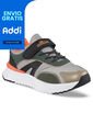 Tenis Urbanos Zeper Gris Para Niño Los Gomosos de Los Gomosos