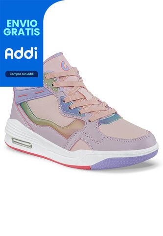 Tenis Urbanos Ginpir Rosa Para Niña Los Gomosos Los Gomosos