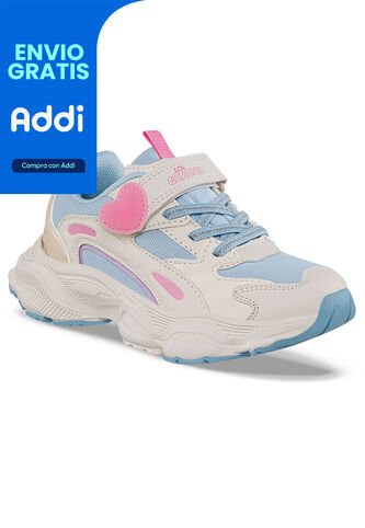 Tenis Urbanos Tarento Azul Para Niña Los Gomosos Los Gomosos