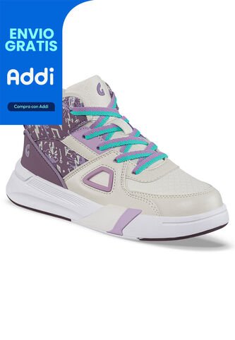 Tenis Urbanos Fenir Beige-Mora Para Niña Los Gomosos Los Gomosos
