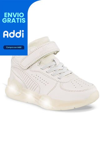 Tenis Luces Sorel Beige Para Niña Los Gomosos Los Gomosos