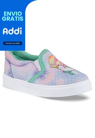 Tenis Casuales Chata M.Color Para Niña Los Gomosos Los Gomosos