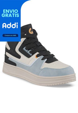 Tenis Urbanos Ruype Beige-Negro Para Niño Los Gomosos Los Gomosos