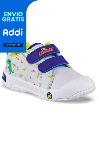 Tenis Casuales Zuno Gris Para Bebés Los Gomosos Los Gomosos