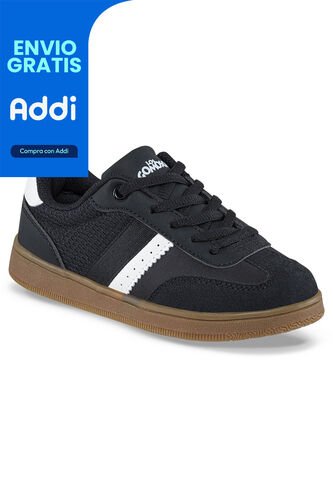 Tenis Urbanos Zibber Negro Para Niño Los Gomosos Los Gomosos