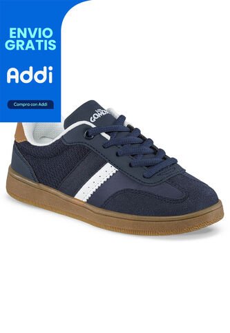 Tenis Urbanos Zibber Azul Osc Para Niño Los Gomosos Los Gomosos