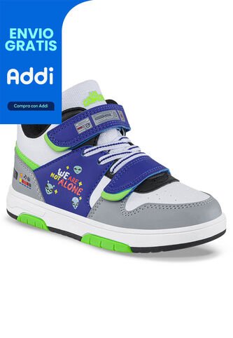 Tenis Urbanos Xuna Gris Para Niño Los Gomosos Los Gomosos
