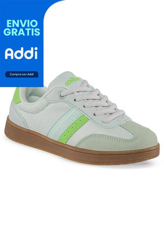 Tenis Urbanos Zokri Verde Para Niña Los Gomosos Los Gomosos