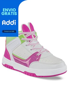 Tenis Urbanos Gury Blanco-Fucsia Para Niña Los Gomosos