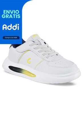 Tenis Urbanos Saxio Blanco Para Niño Los Gomosos