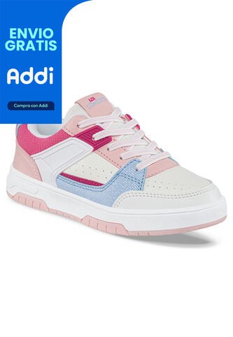 Tenis Urbanos Damik Blanco Para Niña Los Gomosos Los Gomosos