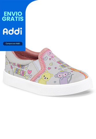 Tenis Uncles Gris Para Niña Los Gomosos Los Gomosos