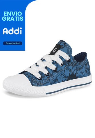 Tenis Blendin Bajo Azul Para Niño Los Gomosos Los Gomosos