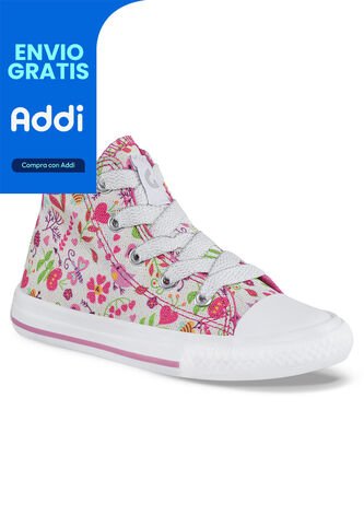 Tenis Takada Alto Fucsia Para Niña Los Gomosos Los Gomosos