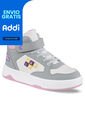 Tenis Odyl Blanco-Gris Para Niña Los Gomosos de Los Gomosos