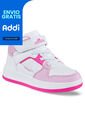 Tenis Klaz Blanco-Rosa Para Niña Los Gomosos de Los Gomosos