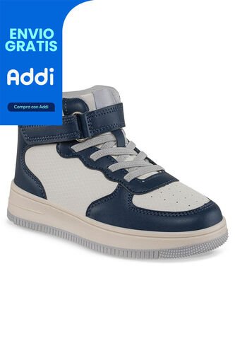 Tenis Tosok Beige-Azul O Para Niño Los Gomosos Los Gomosos