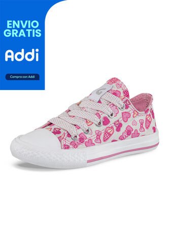Tenis Beebe Bajo Fucsia Para Niña Los Gomosos Los Gomosos