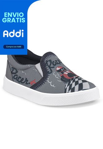 Tenis Fast Gris Para Niño Los Gomosos Los Gomosos