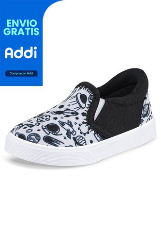 Tenis Gideoi Negro Para Niño Los Gomosos Los Gomosos