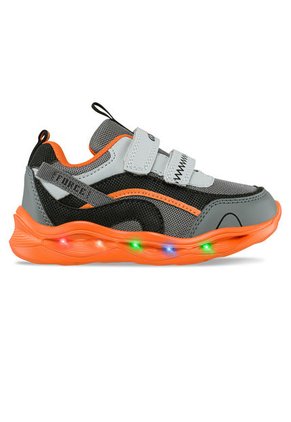 Tenis Con Luces Padma Gris-Bla Para Niño Los Gomosos